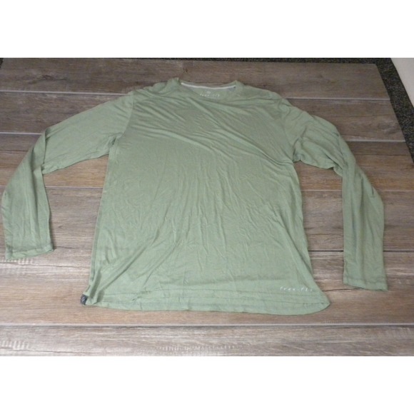 Free Fly Apparel Other - Free Fly Raglan Performance Bamboo T-Shirt Mens XL Green Lightweight Long Sleeve